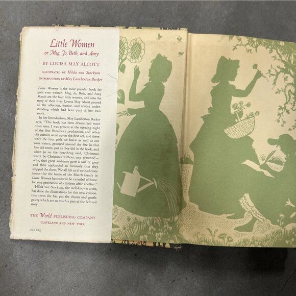 Little Women Louisa May Alcott Rainbow Classics Illustrated 1946 Hardcover HCDJ - Picture 4 of 11